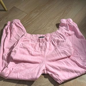 BRANDY MELVILLE pink sweatpants